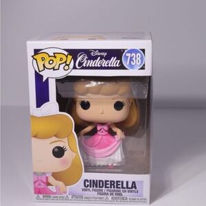 Disney Cinderella Pop Vinyl with Pink and White Dress